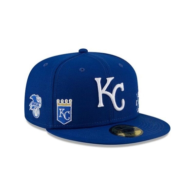 Blue Kansas City Royals Hat - New Era MLB Multi 59FIFTY Fitted Caps USA0543167